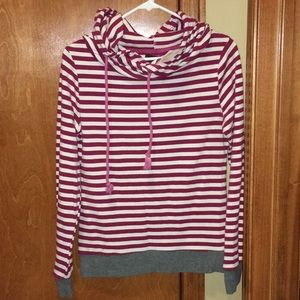 Ampersand (&) Striped Hoodie